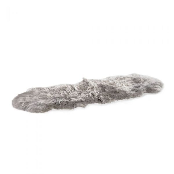 2- Pelt New Zealand Sheepskin Rug - Grey